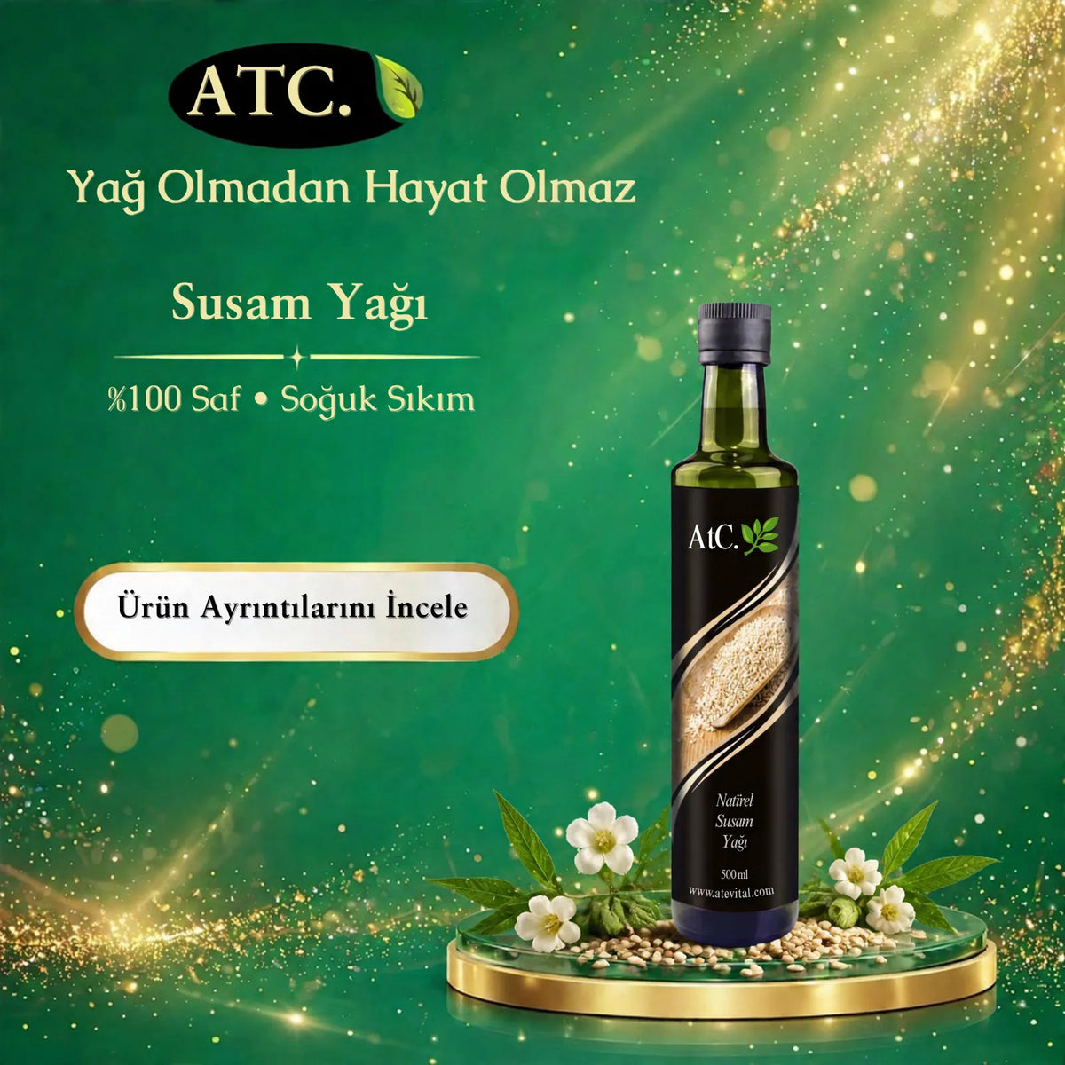 ATC Vital Natürel Susam Yağı