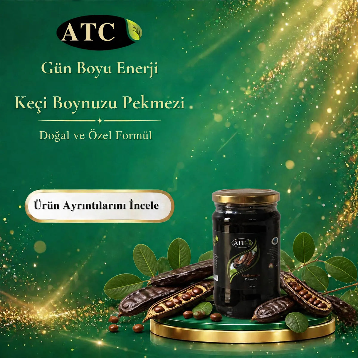 ATC Vital Natural Carob Molasses