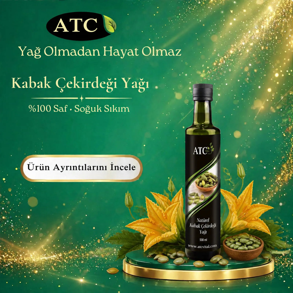 ATC Vital Natürel Kabak Çekirdeği Yağı