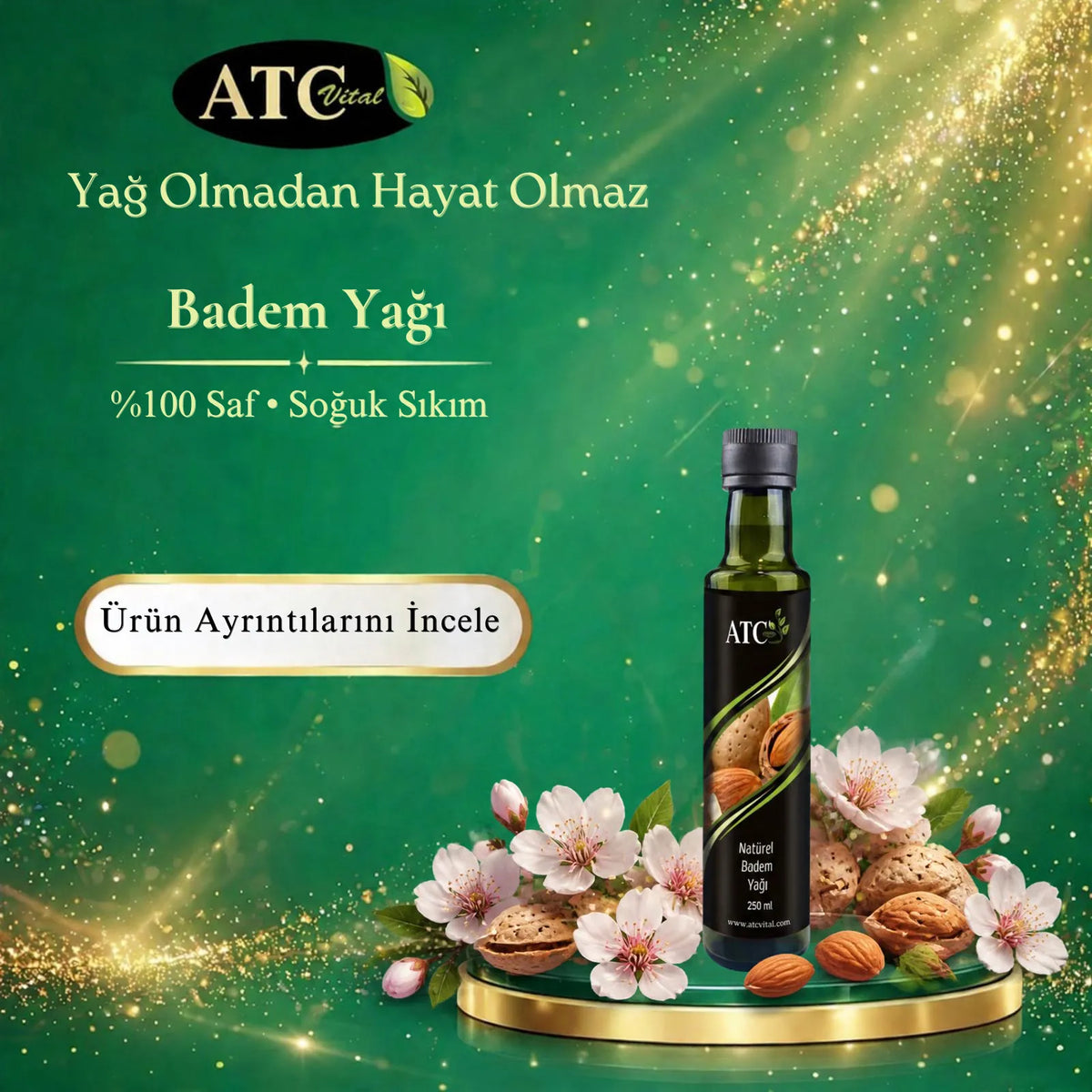 ATC Vital Natürel Badem Yağı