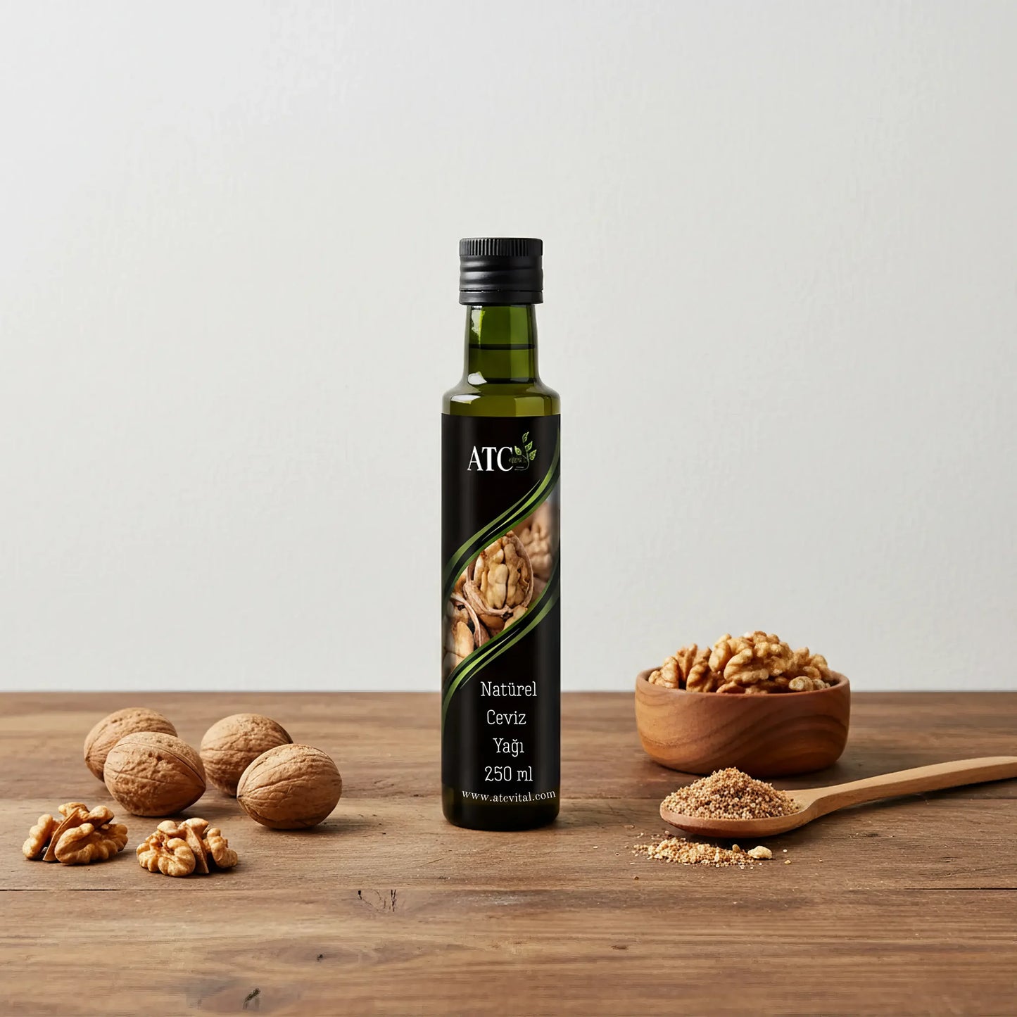 ATC Vital Natürel Ceviz Yağı - Soğuk Sıkım Premium Seri - 250 ml