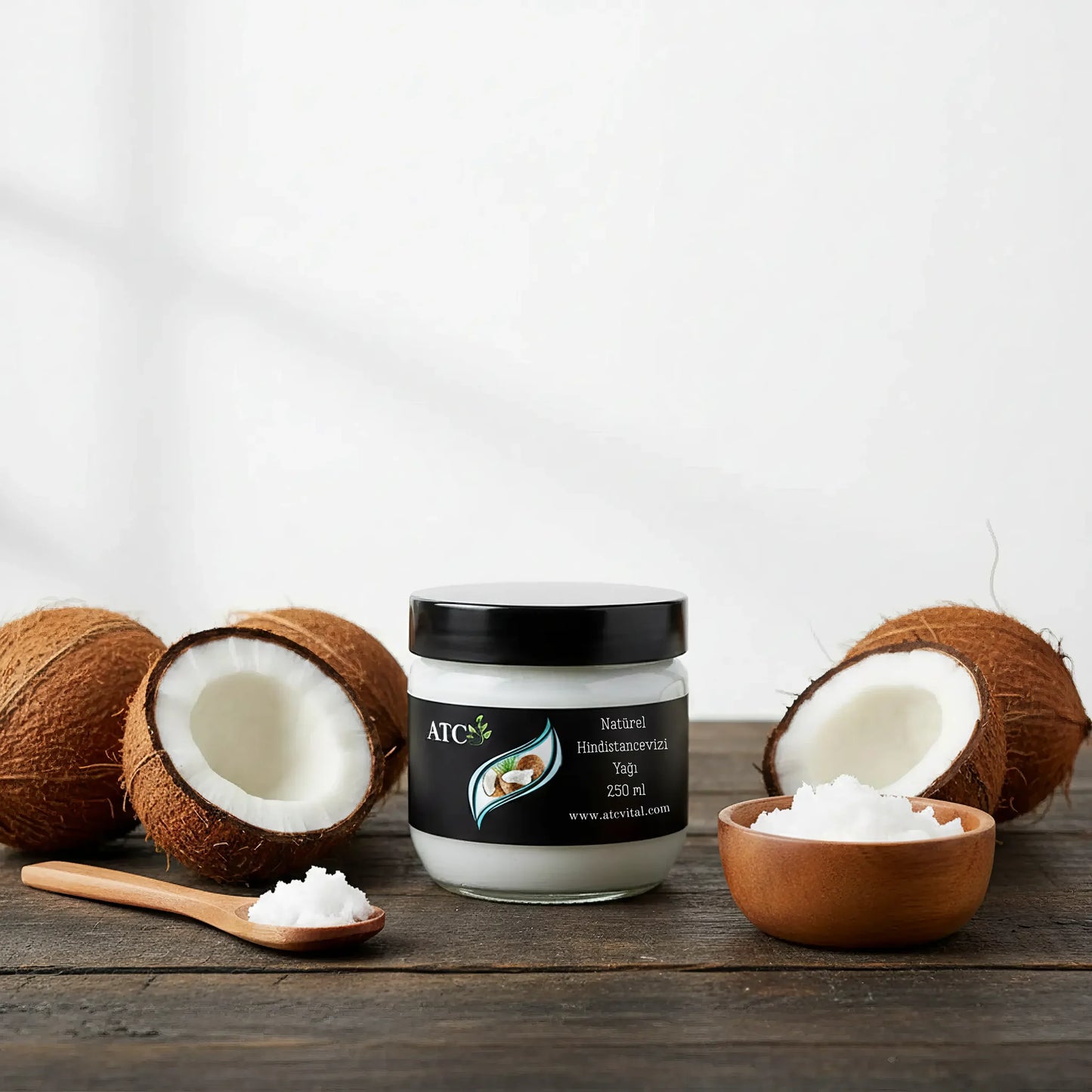 ATC Vital Natürel Hindistan Cevizi Yağı - Soğuk Sıkım & Aromatik - 250 ml
