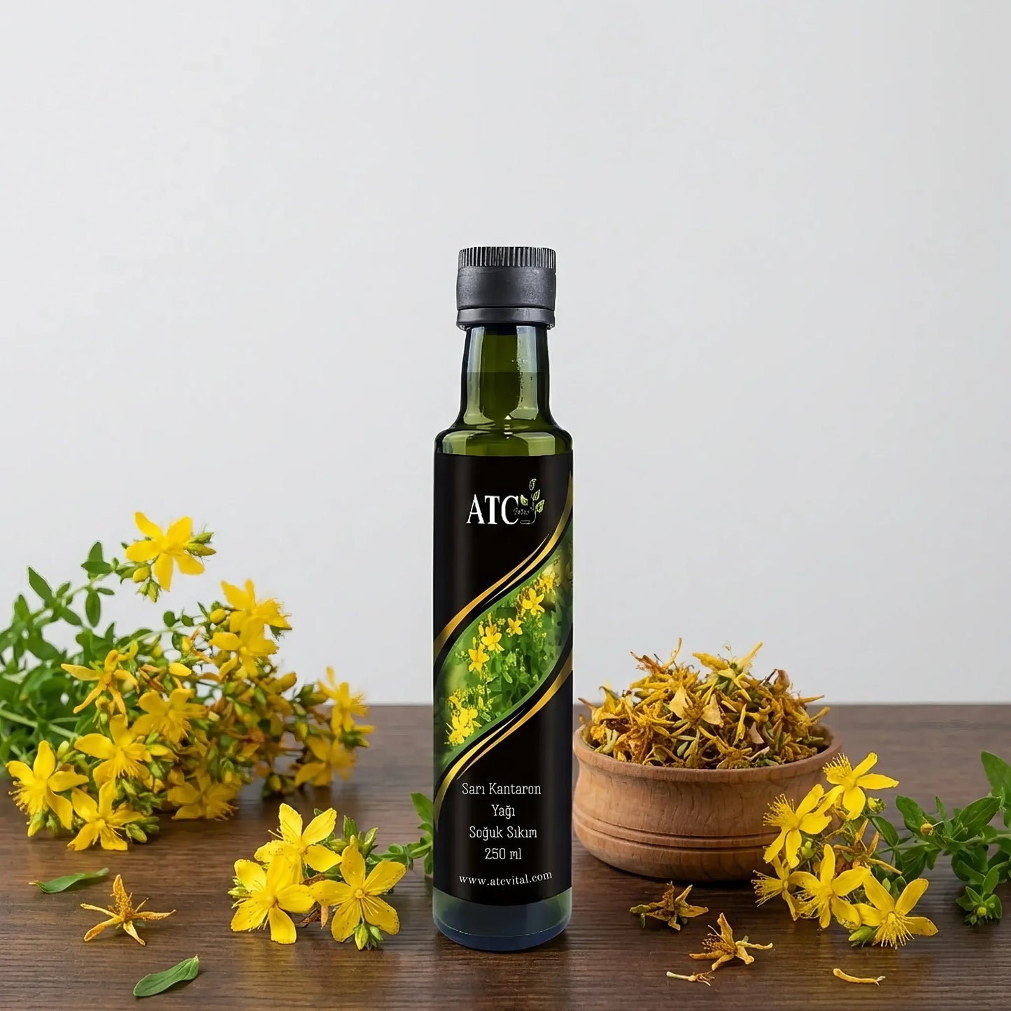 ATC Vital Sarı Kantaron Yağı - Doğal Bakım - 250 ml