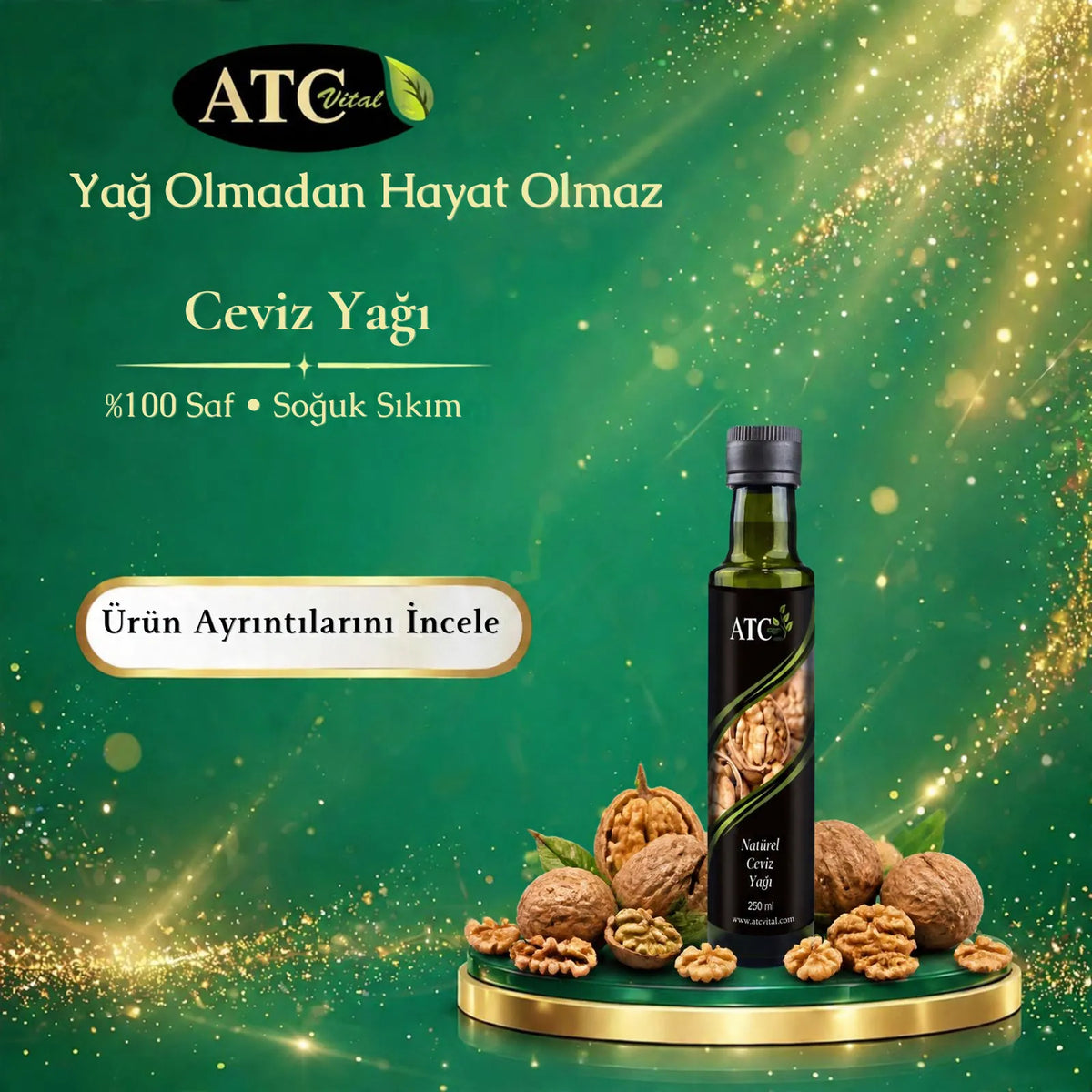 ATC Vital Natürel Ceviz Yağı