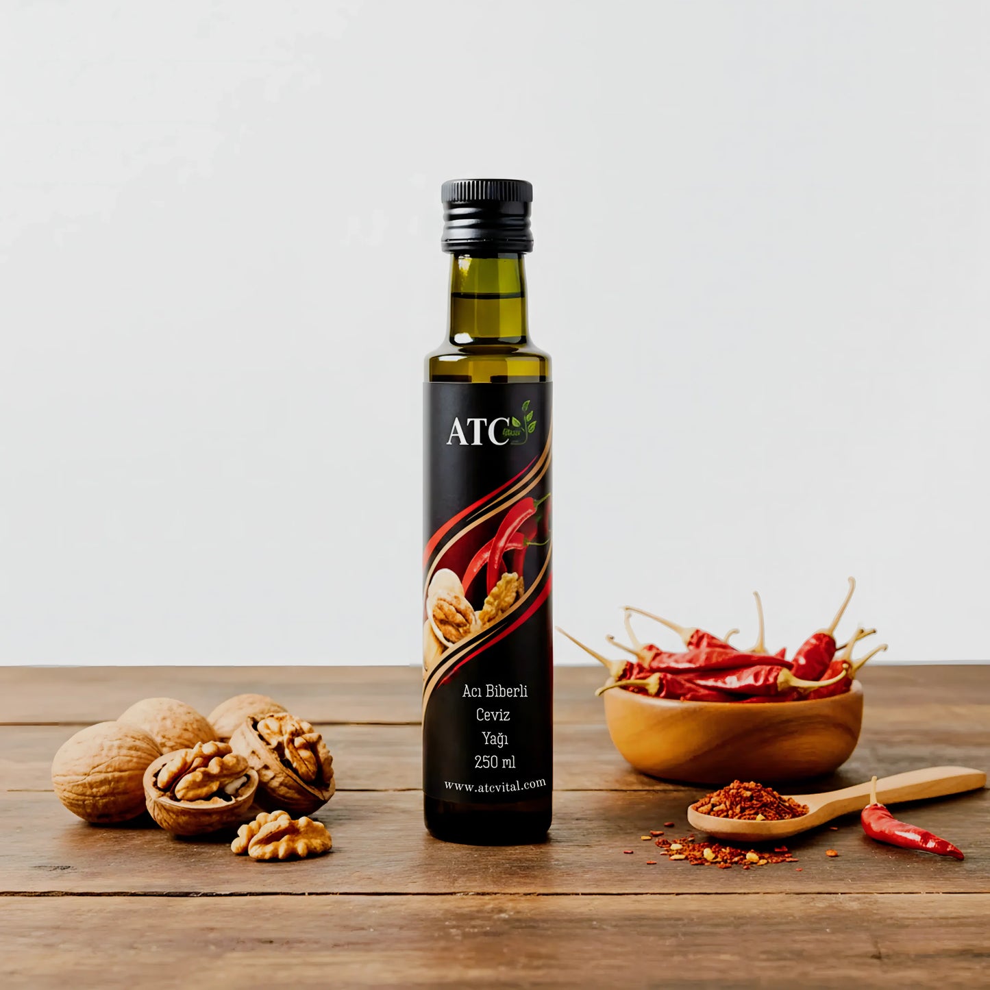 ATC Vital Acı Biberli Natürel Ceviz Yağı - 250 ml