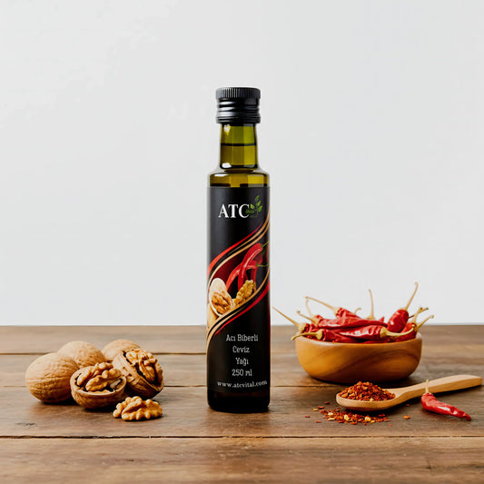 ATC Vital Acı Biberli Natürel Ceviz Yağı - 250 ml