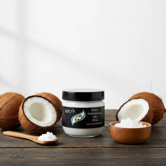 ATC Vital Natürel Hindistan Cevizi Yağı - Soğuk Sıkım & Aromatik - 250 ml