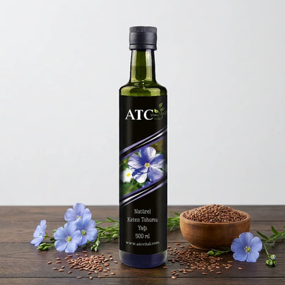 ATC Vital Natürel Keten Tohumu Yağı - Bitkisel Omega Kaynağı