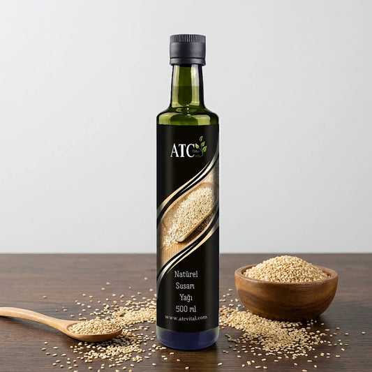 ATC Vital Natürel Susam Yağı - Soğuk Sıkım & Geleneksel